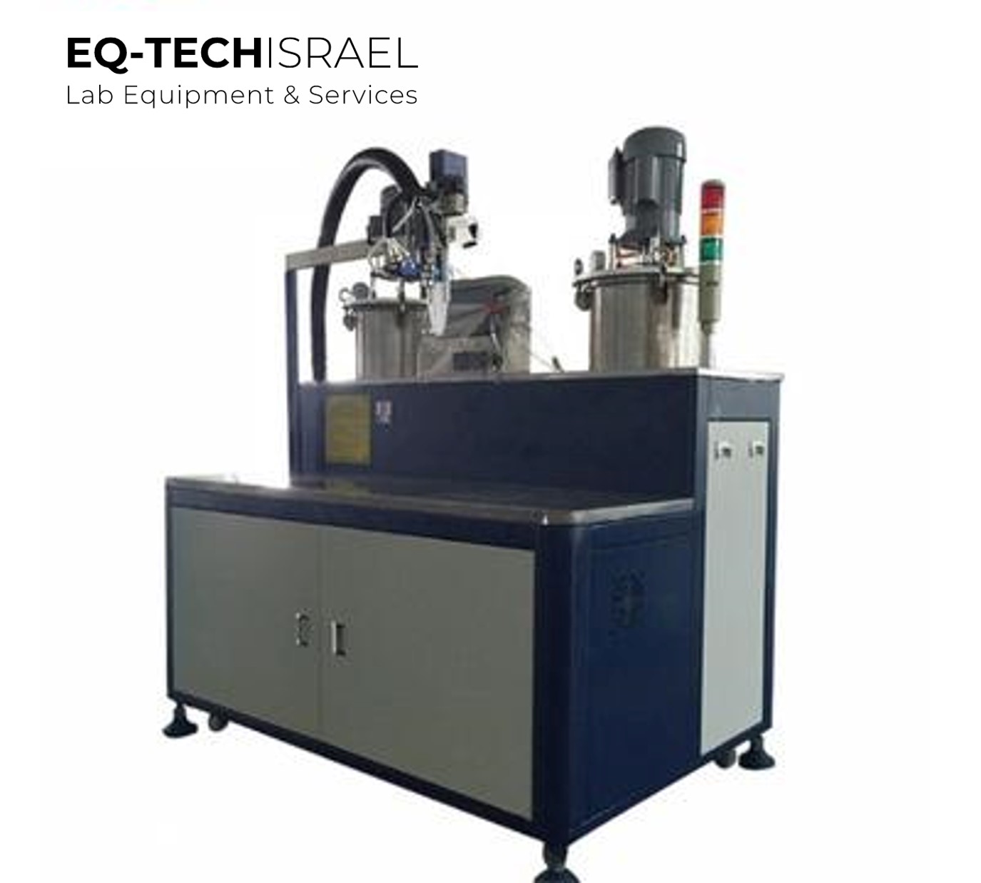 מתקן דבק/יציקה חצי אוטומטי