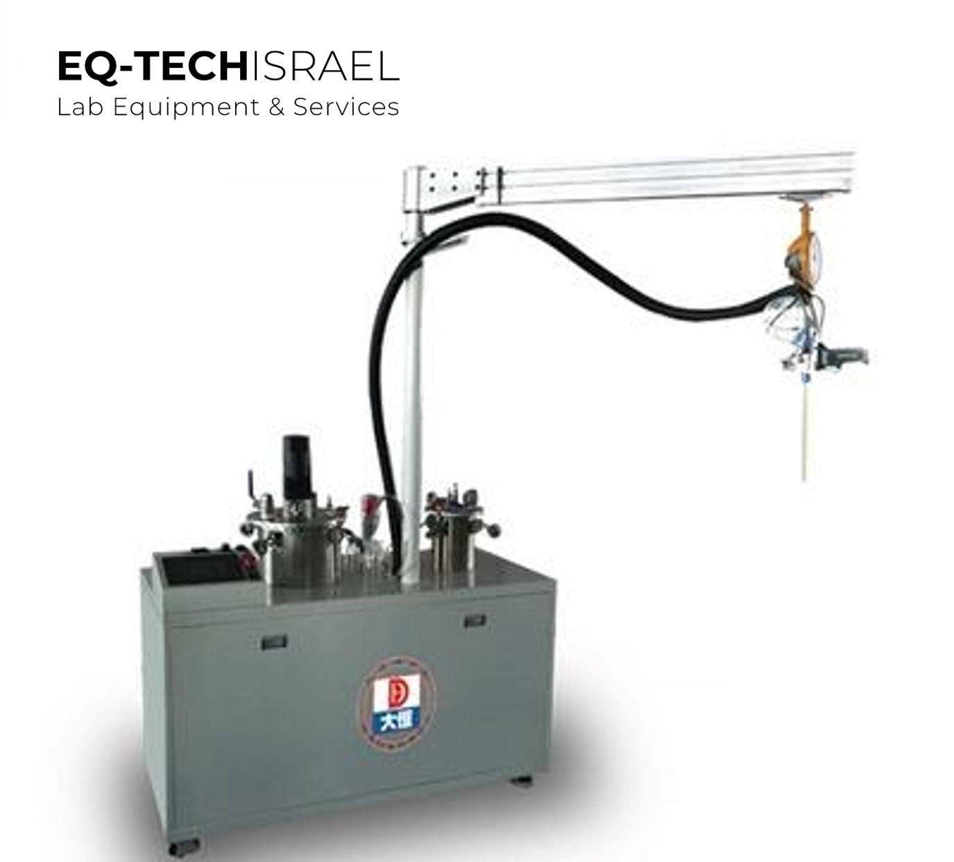 מתקן דבק/יציקה חצי אוטומטי (גרסה 2)